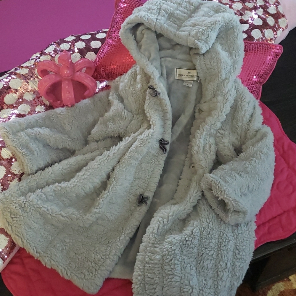 🍄 5 for $15 - Little Girl's Fancy Faux Fur Coat